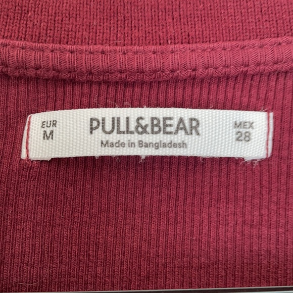 Pull&Bear Ribbed Zip Front Top - Picture 5 of 6